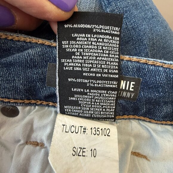 Women's 10 Kut from the Kloth Connie High Rise Ankle Skinny Distressing - Picture 7 of 8